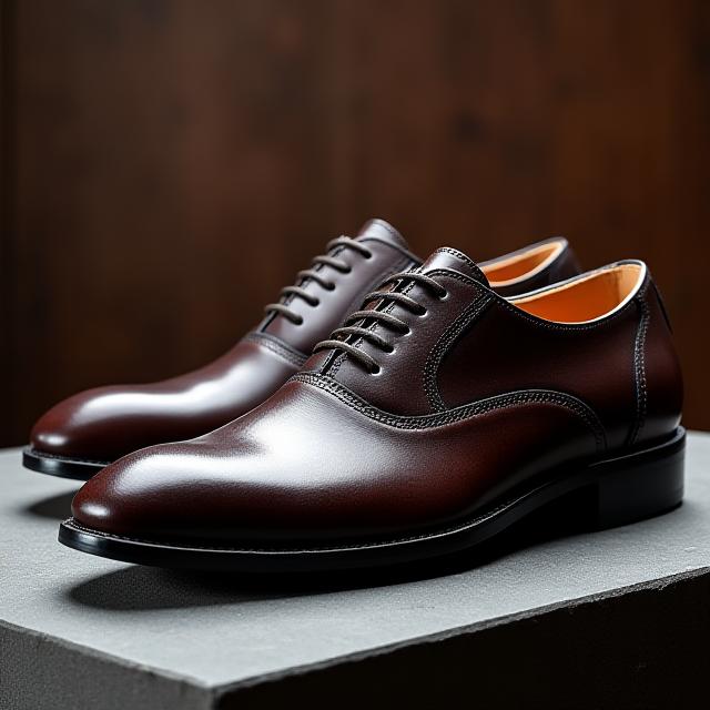 レザー ダービーシューズ